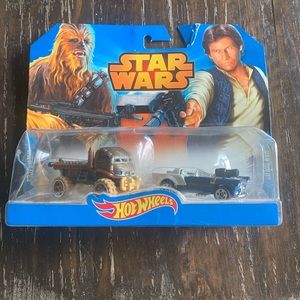 Hot Wheels Hotwheels Disney Star Wars Two Pack Chewbacca Truck Han Solo Car New